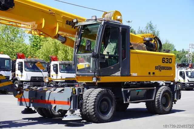 Παντός εδάφους γερανός - 4 μονάδες Sennebogen 630 rough terrain crane / 30 m / 30 t