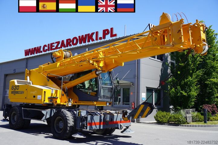 Universālais celtņis Sennebogen 630 rough terrain crane / Range 30 m