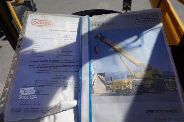 Dźwig terenowy Locatelli Gril 830 C rough terrain crane/ 1700 MTH