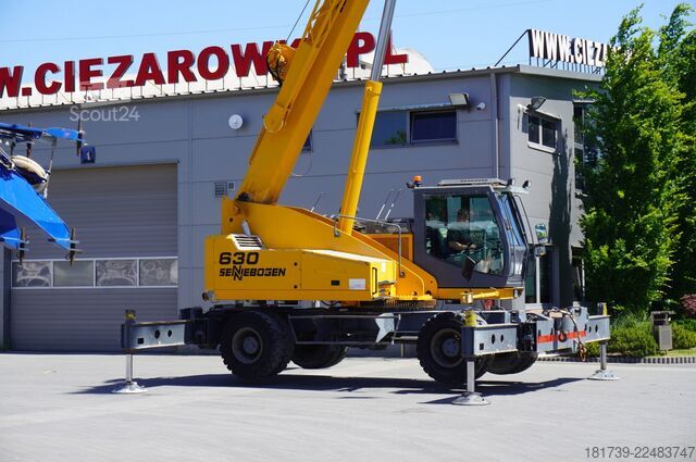 Universālais celtņis Sennebogen 630 rough terrain crane / 2000 MTH / 30m