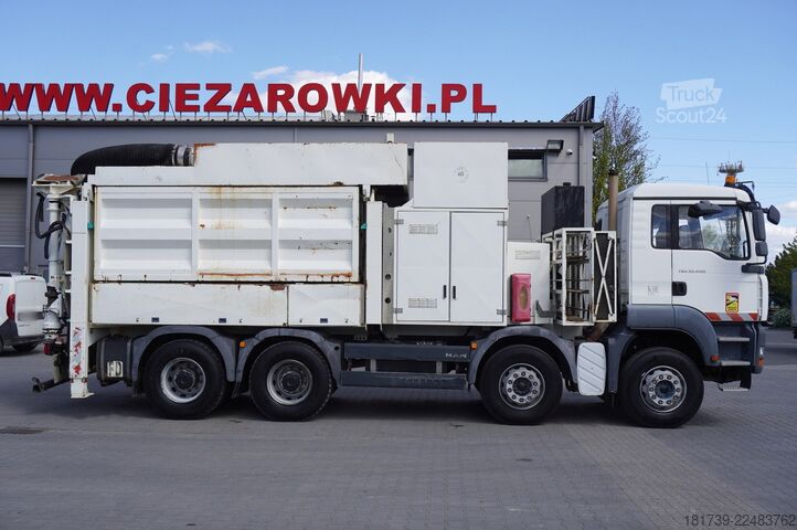 Vakuumbagger MAN TGA 35.440 8×4 / SB-106 vacuum excavator