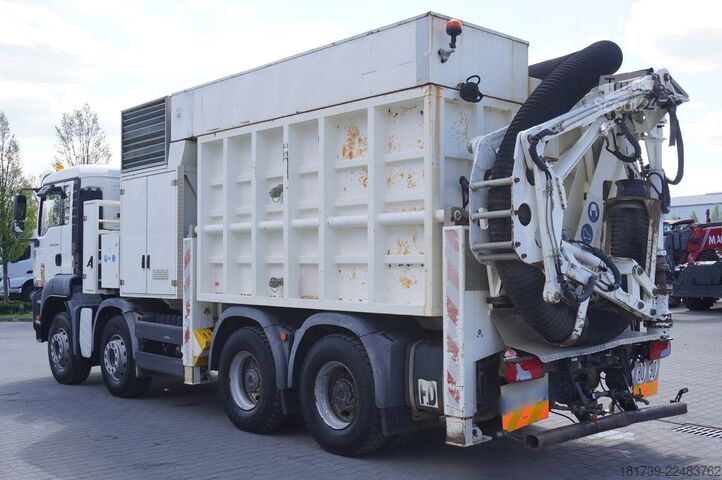 Vakuumbagger MAN TGA 35.440 8×4 / SB-106 vacuum excavator