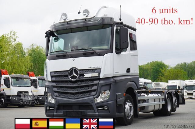 BDF / sürüş dersleri için Mercedes-Benz Actros 2540 6x2 / 80 tho. km! / 5-seater