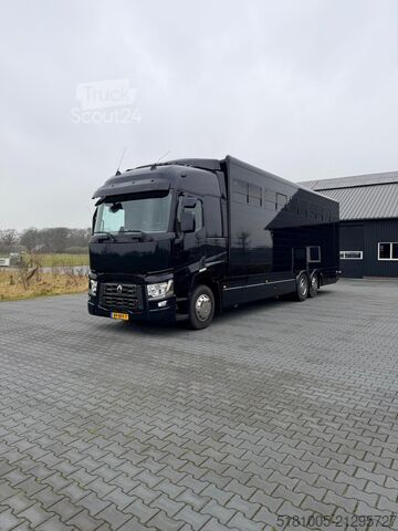 Transport de chevaux Renault T Renault T Roelofsen 10 Paards hengsten uitvoe...
