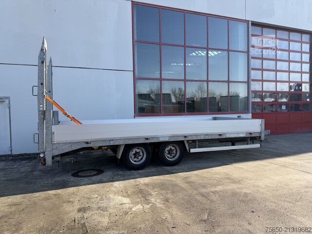Remorcă cu platformă joasă Möslein THT 13 Schwebheim  13 t Tandemtieflader
