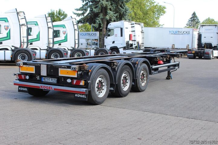 Semi-remorque à carrosserie interchangeable Kögel Multi Container Chassis Port 45 Triplex