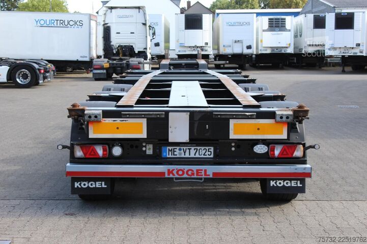 Semi-remorque à carrosserie interchangeable Kögel Multi Container Chassis Port 45 Triplex