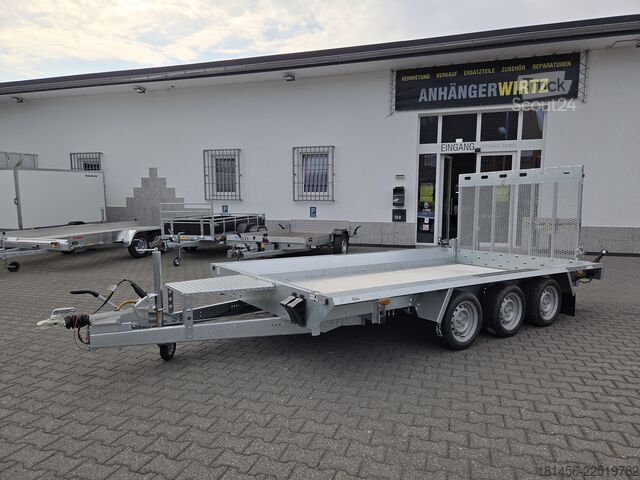 ремарке за тежко оборудване Martz Builder 3500kg 2625kg Nutlast Aluboden