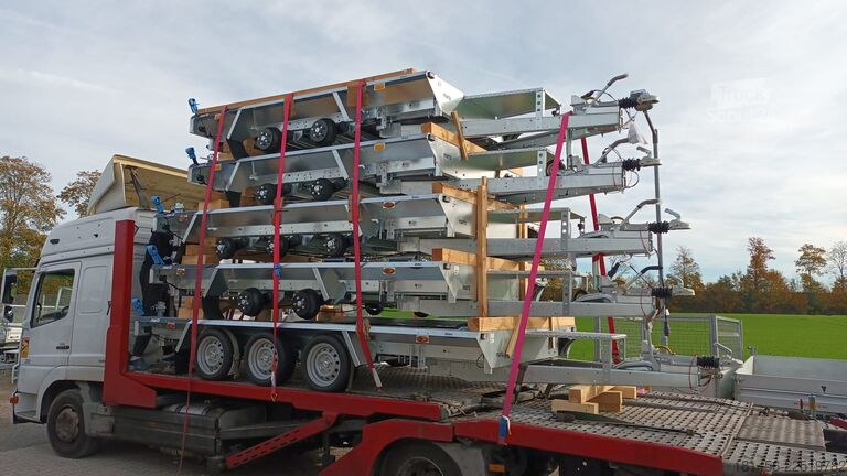 ремарке за тежко оборудване Martz Builder 3500kg 2625kg Nutlast Aluboden