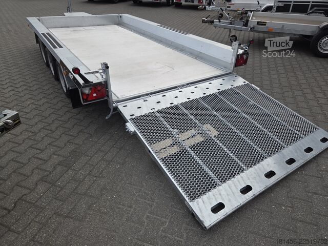 ремарке за тежко оборудване Martz Builder 3500kg 2625kg Nutlast Aluboden
