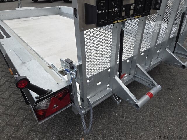 ремарке за тежко оборудване Martz Builder 3500kg 2625kg Nutlast Aluboden