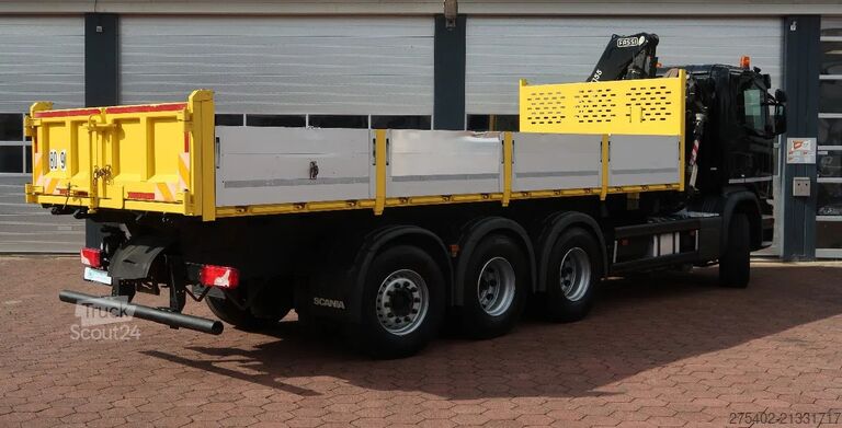Самоскид з краном-маніпулятором Scania G450 8X4/ KIPPER KRAN/ FASSI 15 TON CRANE/ EURO...