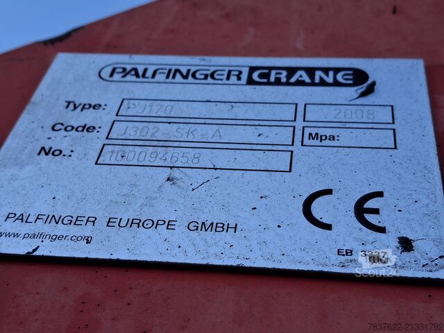 PALFINGER PK60002 + PJ170 +ROTATOR Volvo FH 480