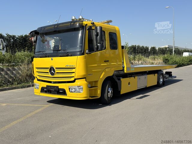 Abschleppwagen Mercedes-Benz Atego 1224 mit Schiebeplateau aus Stahl