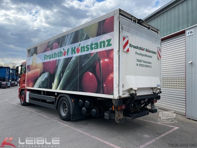 Vrachtwagen met bakwagen MAN TGS 18.320*Koffer 7,34m*Bär-LBW*Frigoblock*2Tank