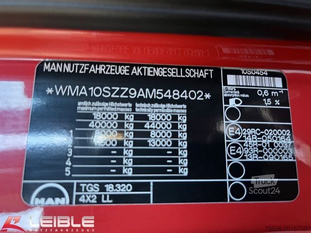 Camion refrigerato MAN TGS 18.320*Koffer 7,34m*Bär-LBW*Frigoblock*2Tank