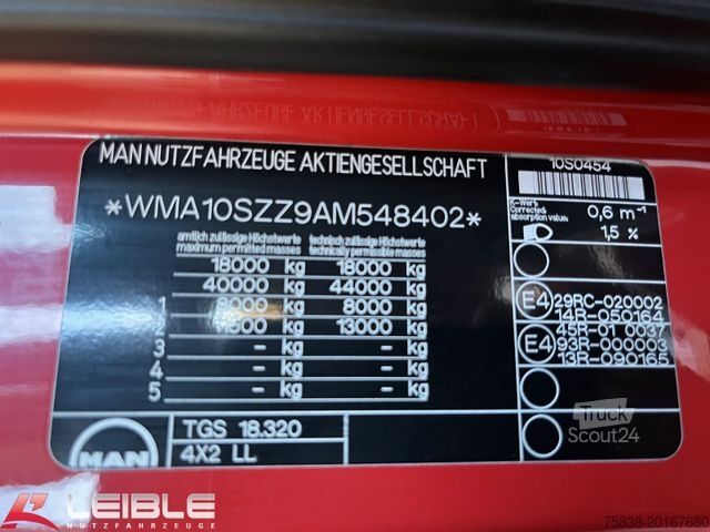 Vrachtwagen met bakwagen MAN TGS 18.320*Koffer 7,34m*Bär-LBW*Frigoblock*2Tank