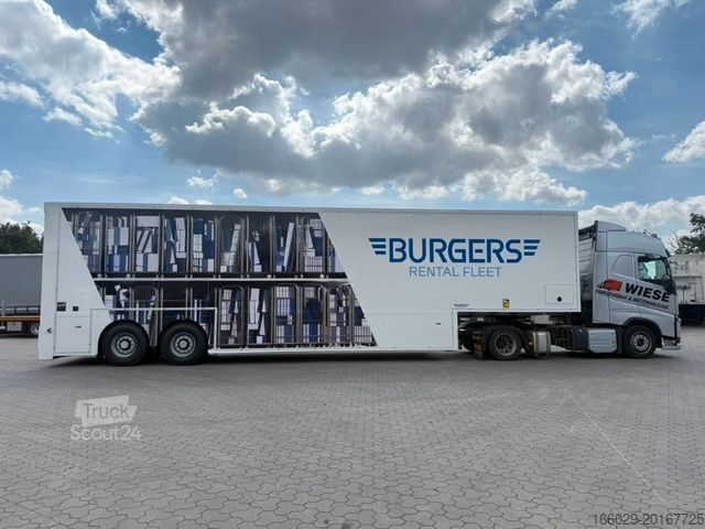 Tieflader-Sattelauflieger  Burgers Doppelstock- ZL + 1 Jahr Garantie