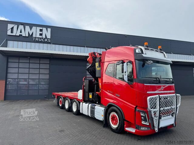 Autokrāna kravas automašīna Volvo FH 16.650 8x4 Palfinger PK 42002-SH E + JIB PJ ...