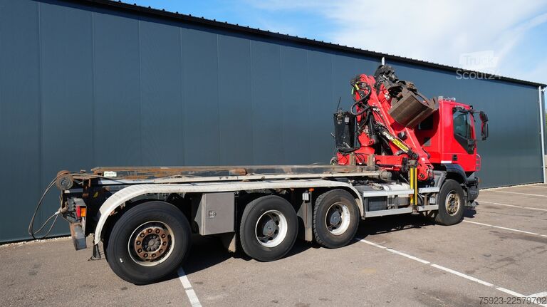 Darus teherautó Iveco Trakker 410 8x4 Cable system with Crane