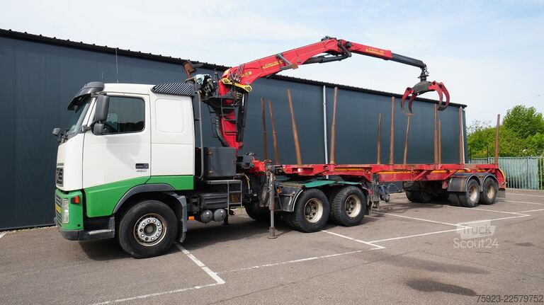 Camión grúa Volvo FH 460 6x4 combi with Palfinger SRX 47 crane an...