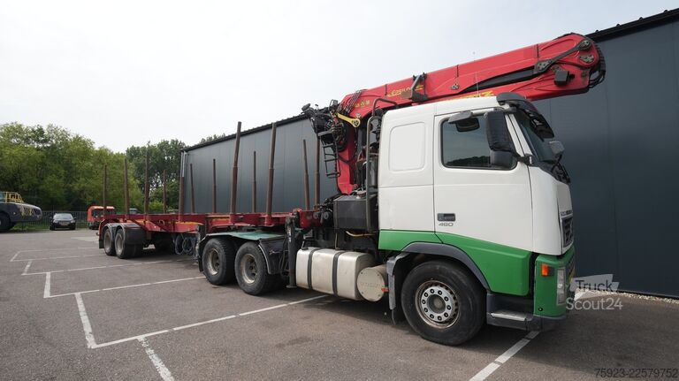 Camión grúa Volvo FH 460 6x4 combi with Palfinger SRX 47 crane an...