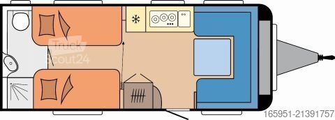 Kemperis Hobby Prestige 560 WLU Fußbodenerwärmung 2000 kg
