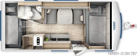 Karavāna Fendt Bianco Activ 515 SKF Modell 2026 2000kg