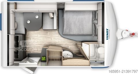 Karavāna Fendt Apero Activ 390 FH Mod.2026 1700kg