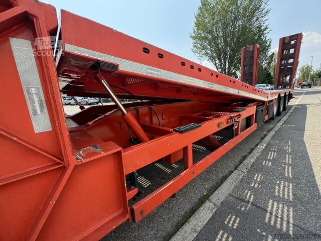 Lavlæsser sættevogn med ramper Meusburger MTS-3 hydr.klapp-Rampen Hebebett Lenkach