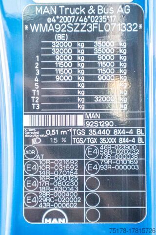 Skraldevogn MAN TGS 35.440 BL 8x4-4