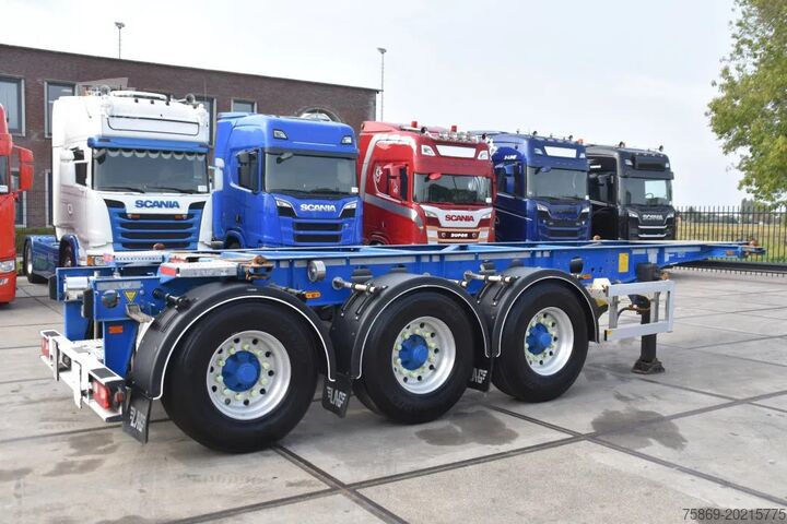 Transport de conteneurs LAG O-3-CC - 20FT SWAP - ADR FL - ALCOA  - BPW AXLE...