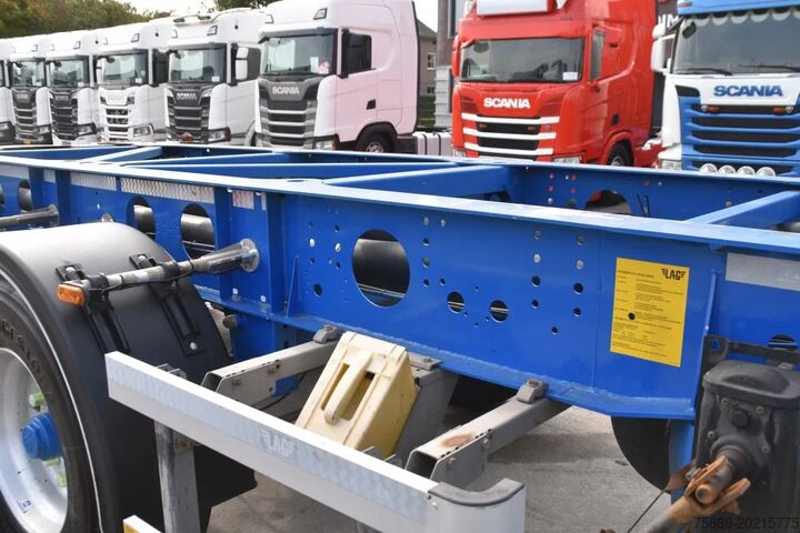 Transport de conteneurs LAG O-3-CC - 20FT SWAP - ADR FL - ALCOA  - BPW AXLE...