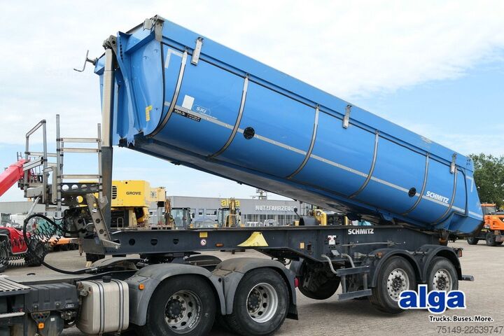 Semi-remorque benne SCHMITZ CARGOBULL SKI 18 SL 7.2,Stahl,Thermo,25m³,Alu-Felgen, Lift