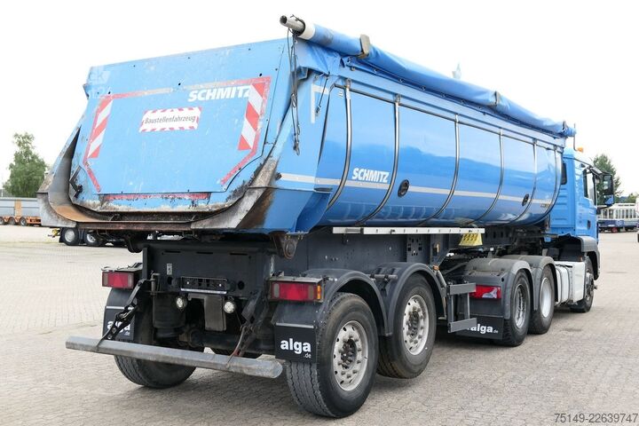 Semi-remorque benne SCHMITZ CARGOBULL SKI 18 SL 7.2,Stahl,Thermo,25m³,Alu-Felgen, Lift
