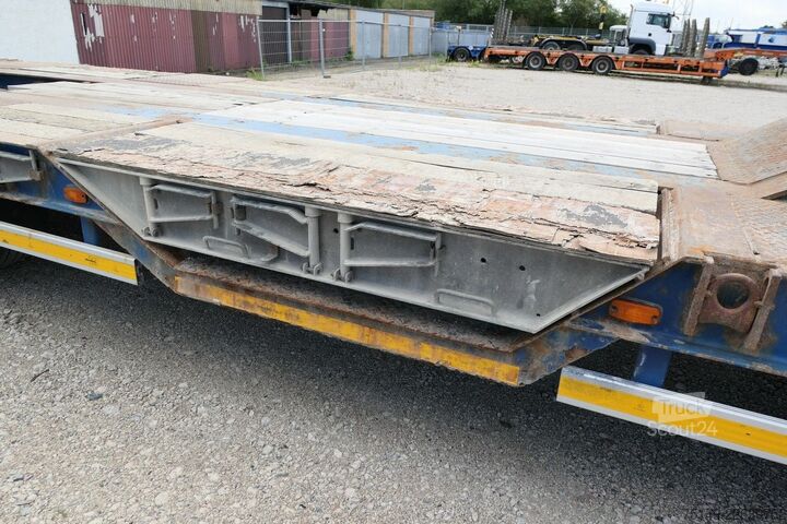 Lavtloader trailer MÜLLER-MITTELTAL T 4 RM 40.0, Radmulden, Verbreiterbar,Rampen,SAF