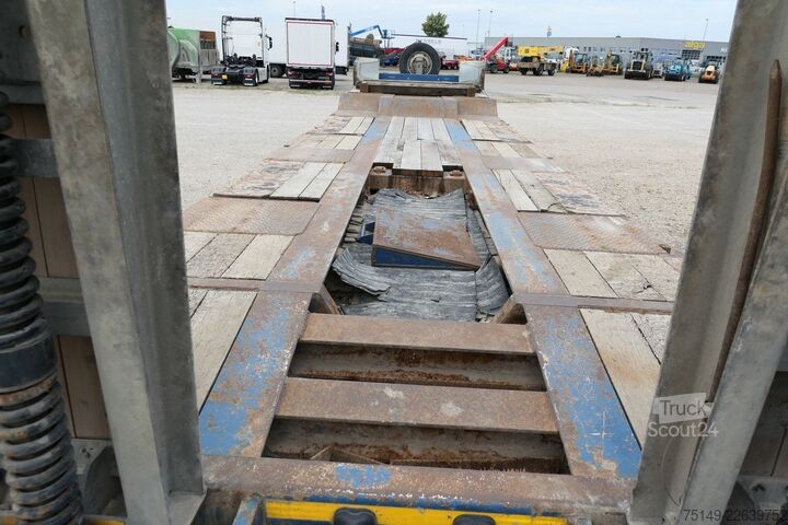 Lavtloader trailer MÜLLER-MITTELTAL T 4 RM 40.0, Radmulden, Verbreiterbar,Rampen,SAF