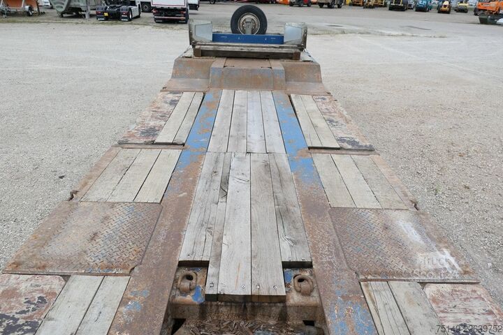 Lavtloader trailer MÜLLER-MITTELTAL T 4 RM 40.0, Radmulden, Verbreiterbar,Rampen,SAF