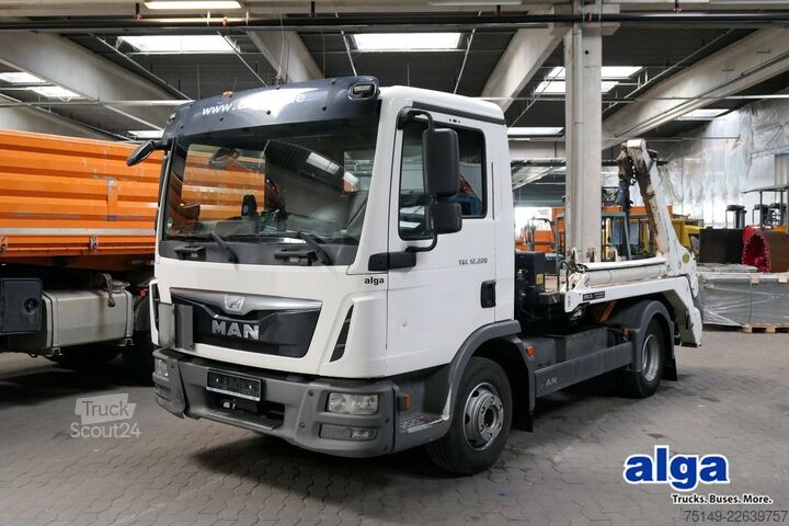 Absetzkipper LKW MAN 12.220 TGL 4x2, Meiller AK 10 NT, Luft, AHK, AC