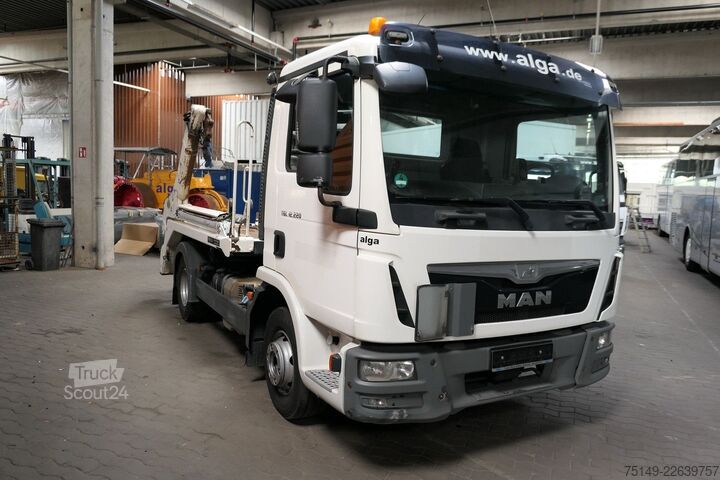 Absetzkipper LKW MAN 12.220 TGL 4x2, Meiller AK 10 NT, Luft, AHK, AC