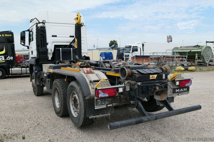 Roll-off-kippi kuorma-auto MAN 28.470 TGS 6x4, Intarder, Hyva 20-47-S,Lenk-Lift