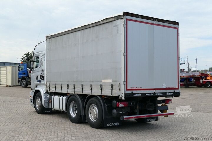 Ladbil med presenning SCANIA R 580 6x2, V8, Lenk-Lift, AHK, 5.310mm lang, AC