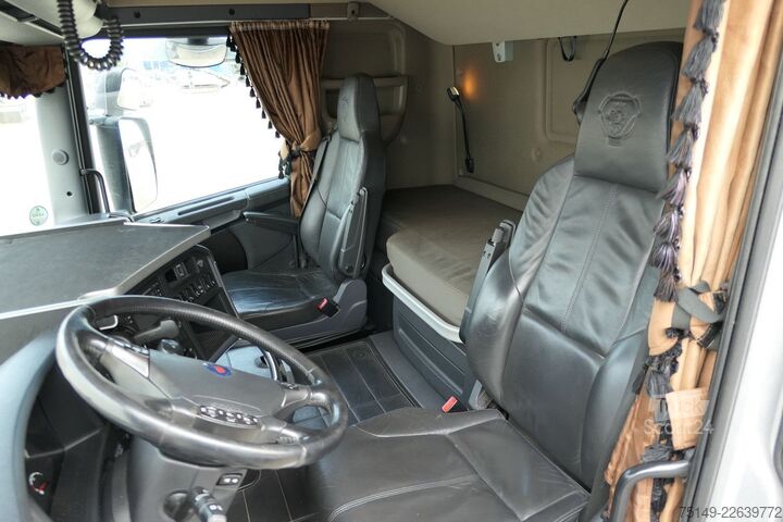 Ladbil med presenning SCANIA R 580 6x2, V8, Lenk-Lift, AHK, 5.310mm lang, AC