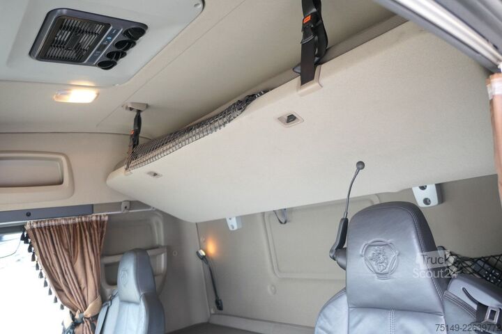 Ladbil med presenning SCANIA R 580 6x2, V8, Lenk-Lift, AHK, 5.310mm lang, AC