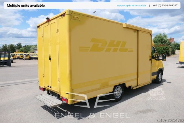 Vrachtwagen met bakwagen iveco Daily 35 S11 C30C AUTOMATIK KAMERA MAXI Regale DURCHGANG