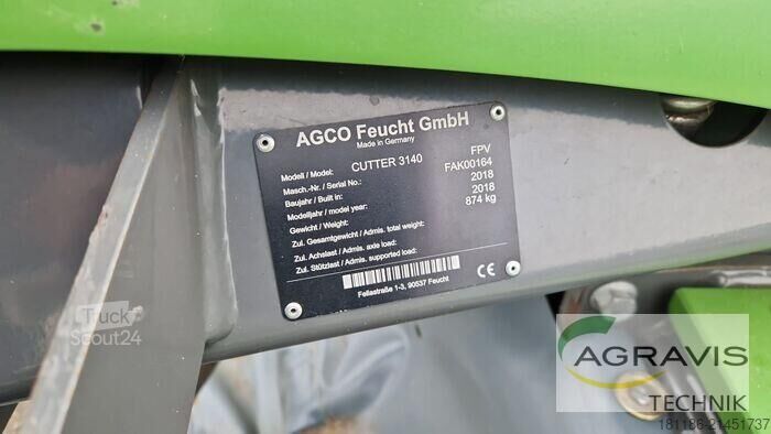 Mowing machine Fendt CUTTER 3140 FPV