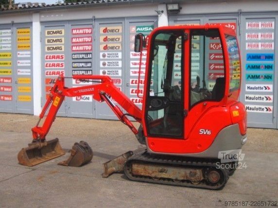 Mini-pelle YANMAR SV 16 * 2x Löffel * vgl. 15 17 18