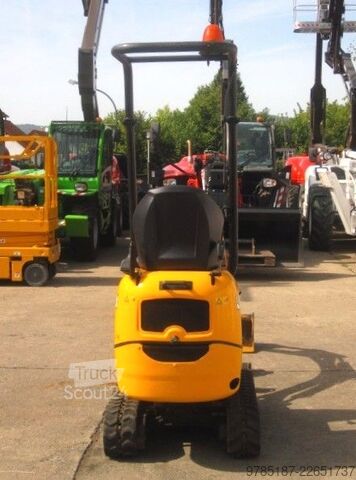 Mini-pelle JCB 8008 * 2x Löffel * * Verstellfahrwerk *