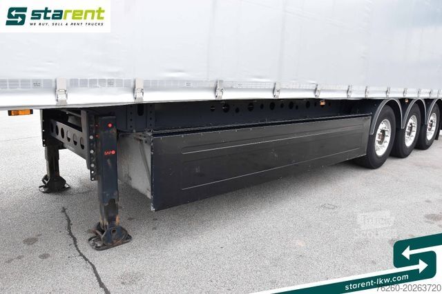 Auflieger mit Pritsche & Plane WIELTON Tautliner Hudach Alufelgen Liftachse TÜV 07/2026