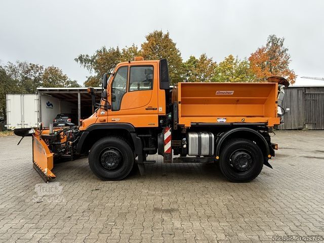 Dreiseitenkipper LKW MERCEDES-BENZ Unimog U400 405/12*Schneepflug+Streuer*TÜV neu